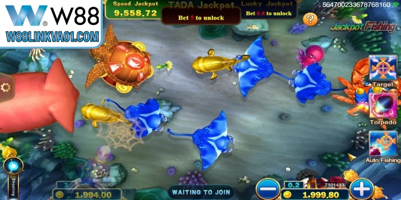 Chiến thuật chinh phục Jackpot tại Bắn Cá W88 