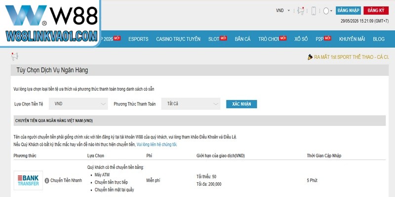 Những lưu ý cần thiết giúp giao dịch W88 thành công và thuận lợi
