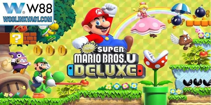 Super Mario W88 mô phỏng lại cuộc phiêu lưu của các nhân vật huyền thoại
